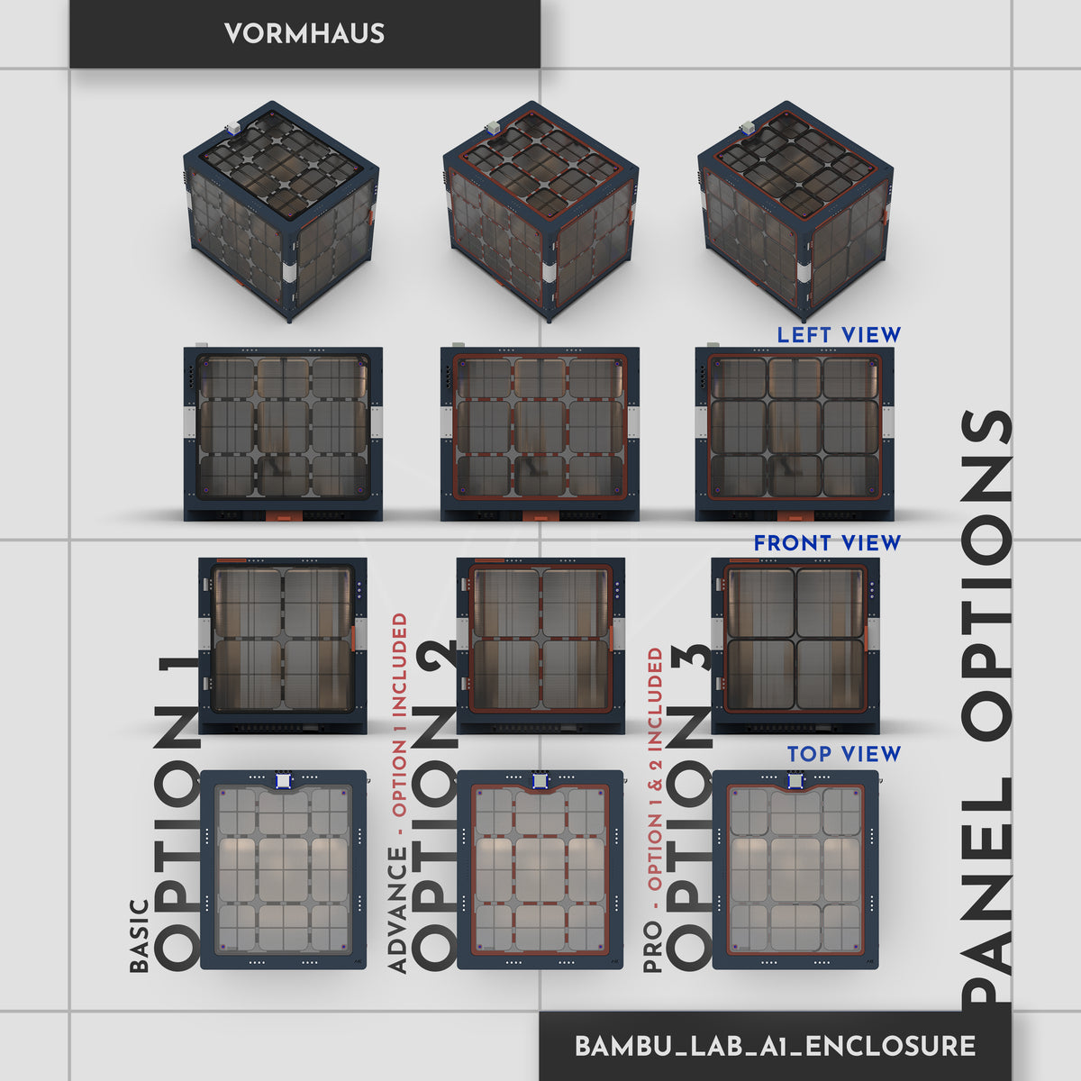 Advance Enclosure STL Pack (Personal Use)